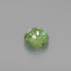Granate demantoide verde natural de 0,45 ct, corte redondo, VS-SI