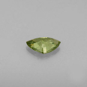 Granate demantoide verde natural de 0,31 ct, trillón, VS