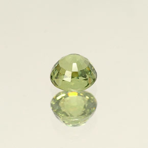 Granate demantoide verde natural de 0,45 ct, corte redondo, VVS-VS