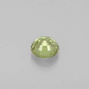 Granate demantoide verde natural de 0,45 ct, corte redondo, VS-SI