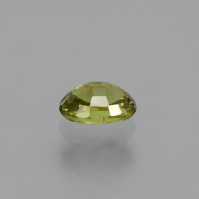 Granate demantoide verde natural de 0,64 ct, corte óvalo, VVS-VS