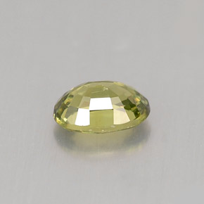 Granate demantoide verde natural de 0,65 ct, corte óvalo, VVS-VS