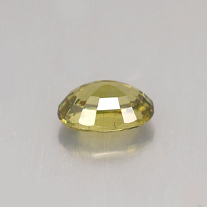 Granate demantoide verde natural de 0,68 ct, corte óvalo, VVS-VS