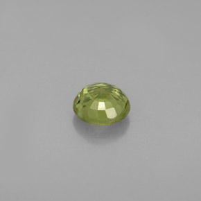 Granate demantoide verde natural de 0,61 ct, corte redondo, VVS-VS