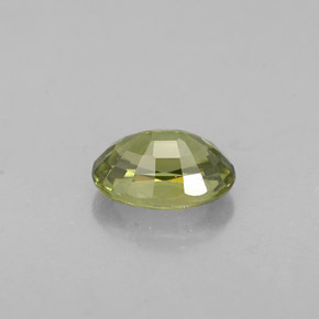 Granate demantoide verde natural de 0,67 ct, corte óvalo, VVS-VS