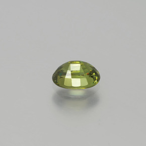 Granate demantoide verde natural de 0,71 ct, corte óvalo, VVS-VS