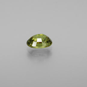 Granate demantoide verde natural de 0,72 ct, corte óvalo, VVS-VS