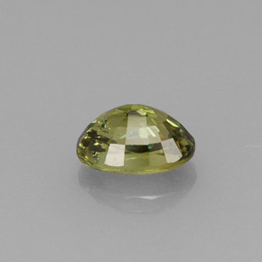 Granate demantoide verde natural de 0,75 ct, corte óvalo, VVS-VS