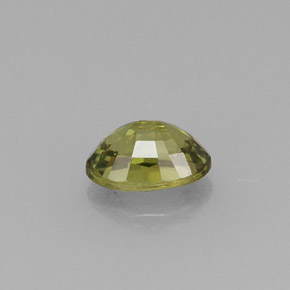 Granate demantoide verde natural de 0,67 ct, corte óvalo, VVS-VS