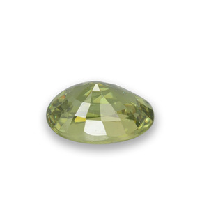 Granate demantoide verde natural de 0,64 ct, corte óvalo, VVS-VS