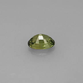 Granate demantoide verde natural de 0,66 ct, corte óvalo, VVS-VS