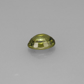 Granate demantoide verde natural de 0,74 ct, corte óvalo, VVS-VS