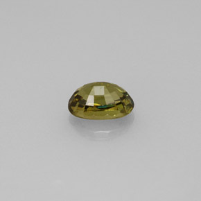 Granate demantoide amarillo natural de 0,77 ct, corte óvalo, VVS-VS