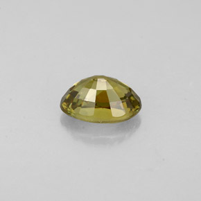 Granate demantoide verde natural de 0,75 ct, corte óvalo, VVS-VS