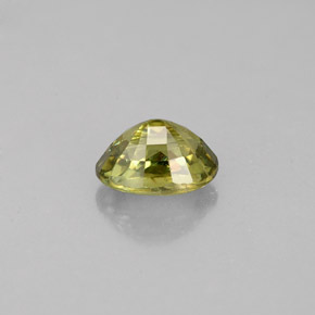 Granate demantoide verde natural de 0,75 ct, corte óvalo, VVS-VS