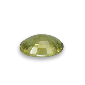 Granate demantoide verde natural de 0,53 ct, corte óvalo, VS