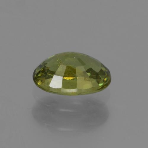 Granate demantoide Verde oscuro natural de 0.62 ct, Corte Óvalo, VS