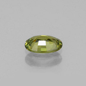 Granate demantoide verde natural de 0,47 ct, corte óvalo, VVS-VS