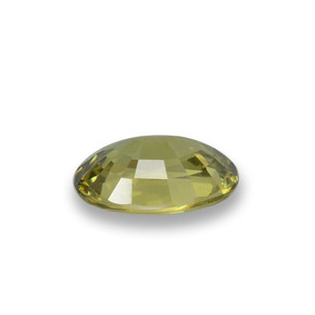 Granate demantoide verde natural de 0,56 ct, corte óvalo, VS