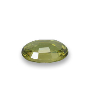 Granate demantoide verde natural de 0,53 ct, corte óvalo, VS