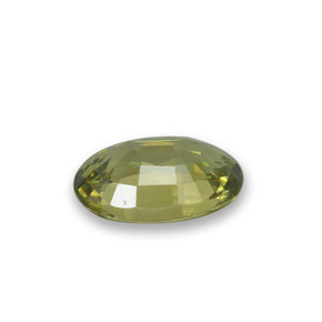 Granate demantoide verde natural de 0,54 ct, corte óvalo, VS