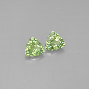 Gemas de granate demantoide verde natural de  ct, trillón, VS