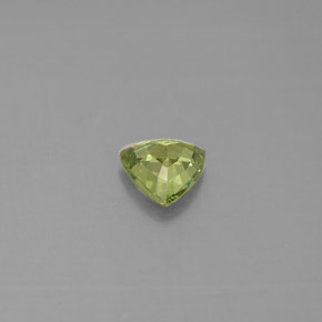 Granate demantoide verde natural de 0,56 ct, trillón, VS