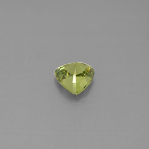 Granate demantoide verde natural de 0,53 ct, trillón, VS