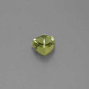 Granate demantoide verde natural de 0,55 ct, trillón, VS