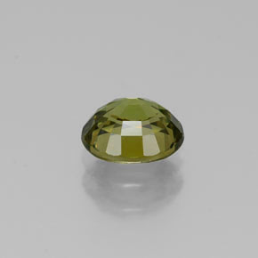 Granate demantoide verde natural de 0,88 ct, corte óvalo, VS