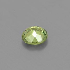 Granate demantoide verde natural de 0,43 ct, corte redondo, VS-SI