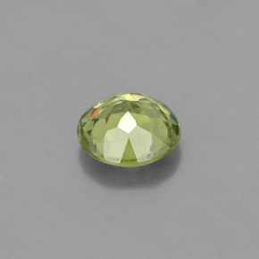 Granate demantoide verde natural de 0,63 ct, corte redondo, VS-SI