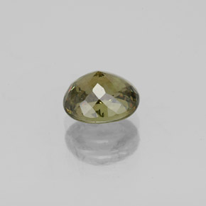 Granate demantoide amarillo natural de 1,36 ct, corte óvalo, VS-SI