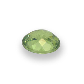 Granate demantoide Verde lima natural de 0.52 ct, Corte Óvalo, VS