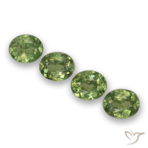 1.65ctw Natural Verde cálido Granate demantoide, Ovalada, VS