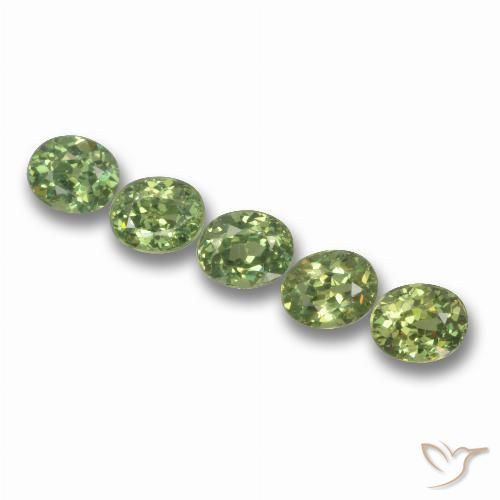 1.82ctw Natural Verde cálido Granate demantoide, Ovalada, VS