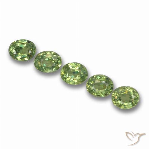 1.89ctw Natural Verde bosque Granate demantoide, Ovalada, VS