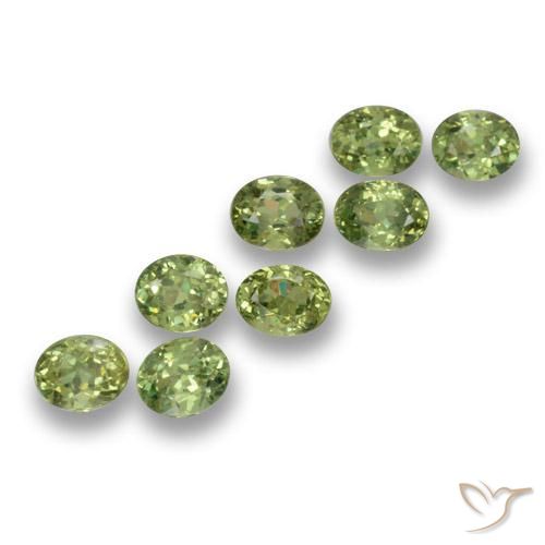 2.60ctw Natural Verde cálido Granate demantoide, Ovalada, VS