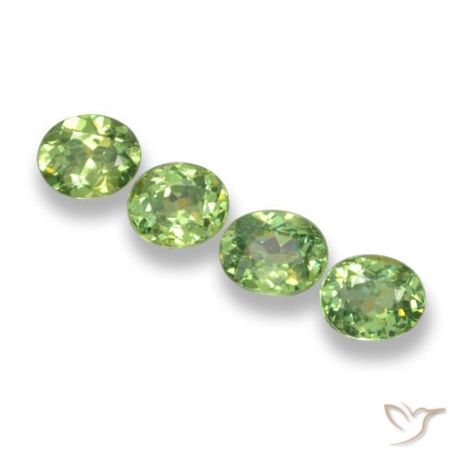 1.49ctw Natural Verde pera Granate demantoide, Ovalada, VS