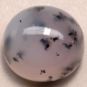 Ágata dendrítica multicolor natural de 33,46 ct, transparente, transparente / translúcido