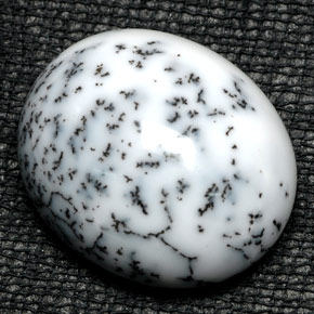 Ágata dendrítica multicolor natural de 20,58 ct, corte óvalo, opaco