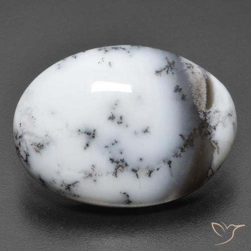 15.40ct Natural Multicolor Ágata dendrítica, Ovalada, Opaco