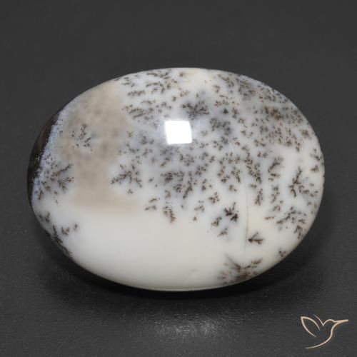 9.34ct Natural Multicolor Ágata dendrítica, Ovalada, Opaco