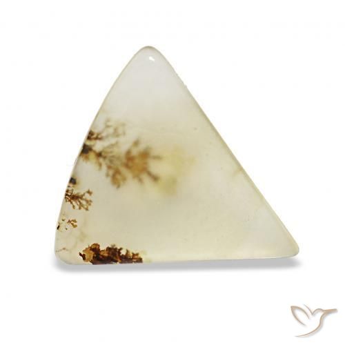 Ágata dendrítica Multicolor natural de 2.11 ct, Trillón, Transparente