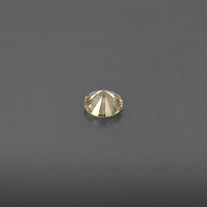 Diamante amarillo natural de 0,14 ct, corte redondo, VS