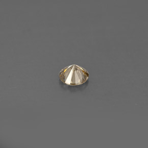 Diamante amarillo natural de 0,17 ct, corte redondo, VVS-VS
