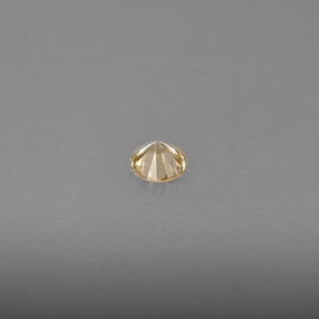 Diamante Champán natural de 0.16 ct, Corte Redondo, VS