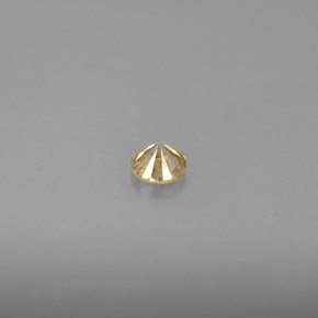 Diamante Champán natural de 0.19 ct, Corte Redondo, VS