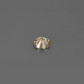Diamante marrón natural de 0,16 ct, corte redondo, VS