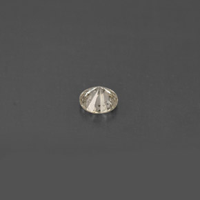 Diamante amarillo natural de 0,16 ct, corte redondo, VS